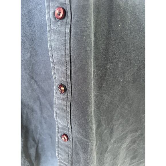 Kith Classics Button Down Blue Utility Shirt Cotton Navy Size M Heavy Duty - Picture 10 of 11